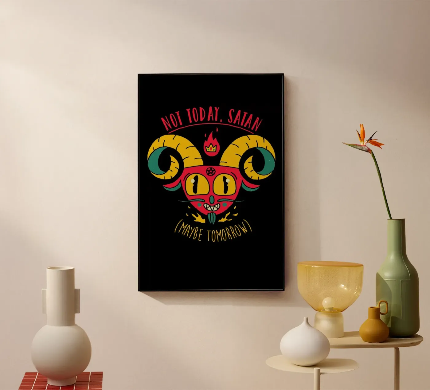 Naughty Devil Acryl-Glas von DinoMike