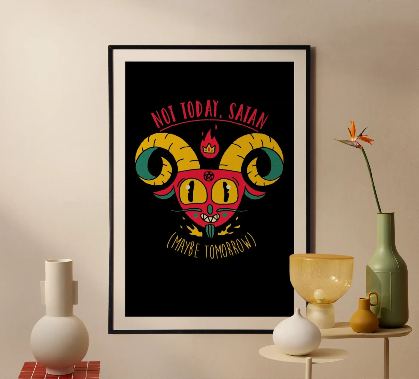 Naughty Devil Poster von DinoMike