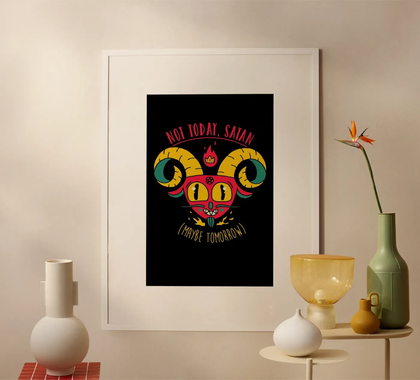 Naughty Devil Poster von DinoMike