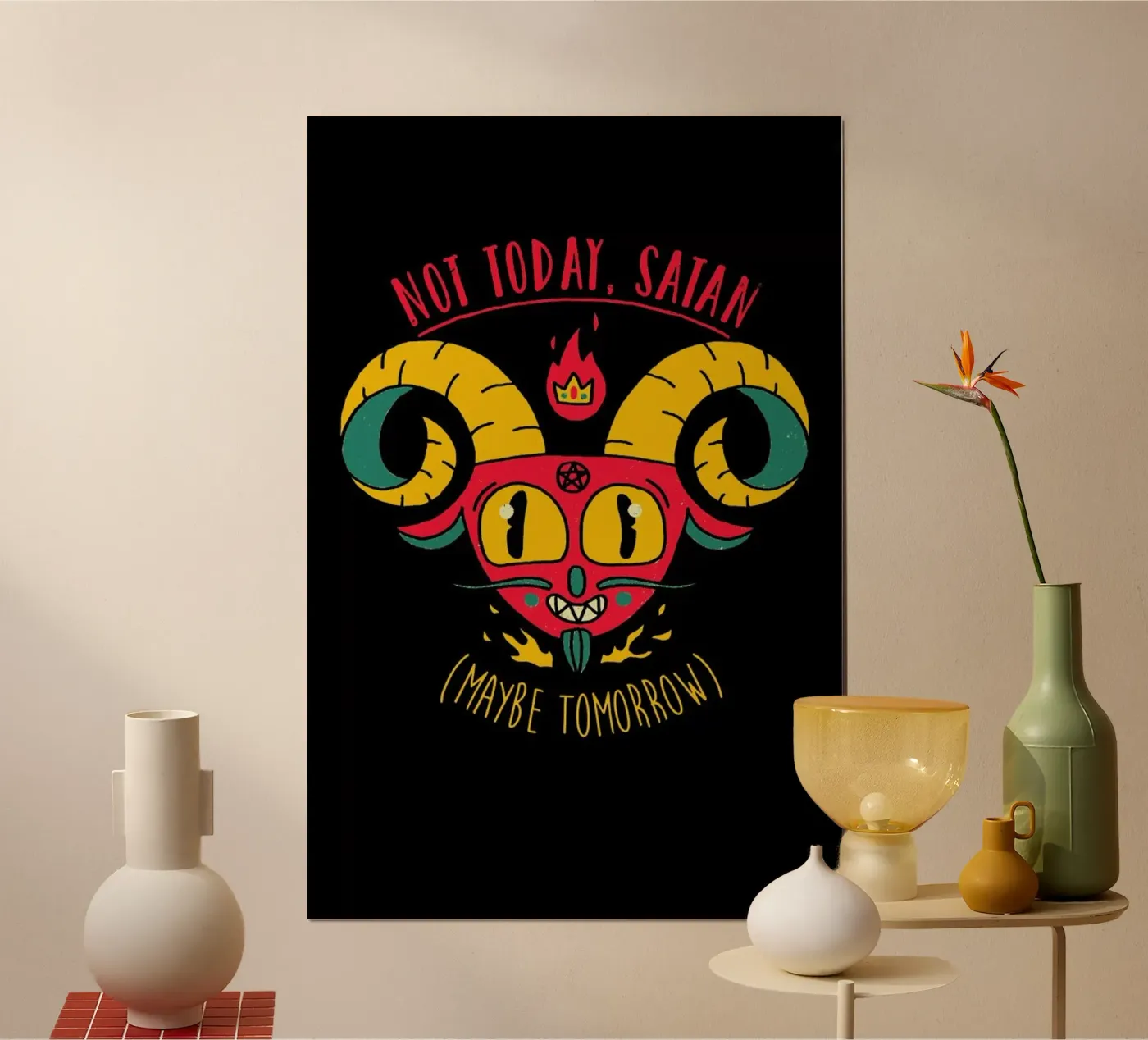 Naughty Devil Poster von DinoMike