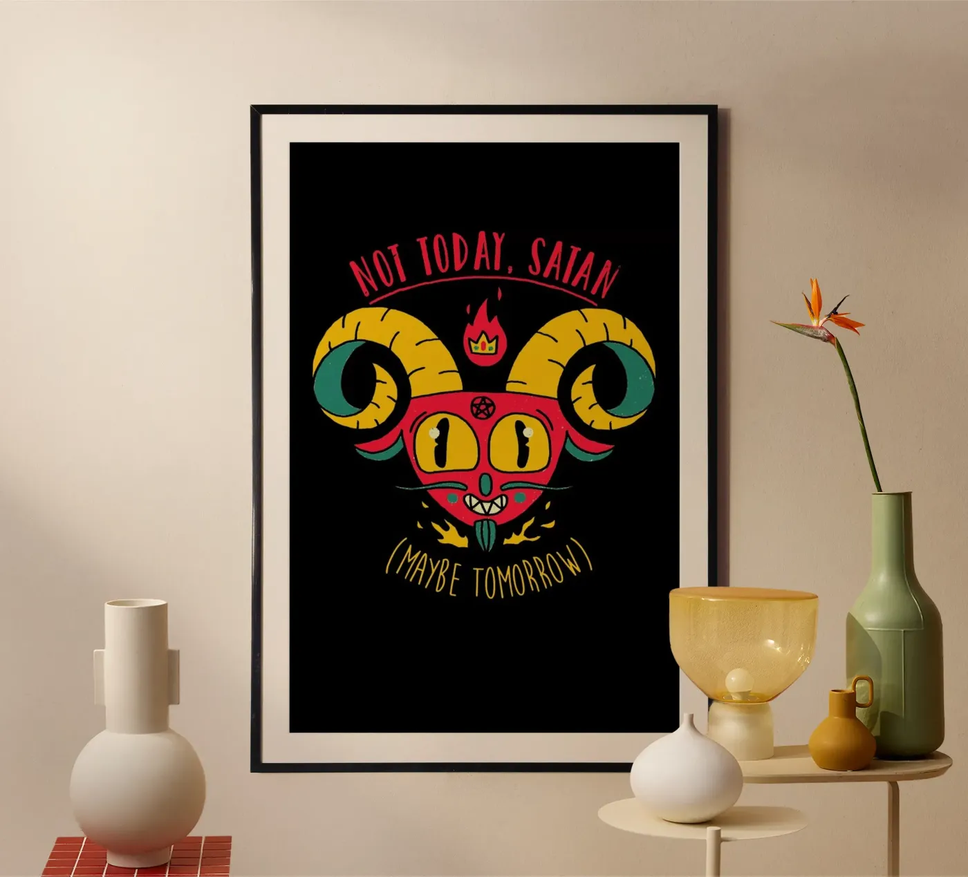 Naughty Devil poster van DinoMike