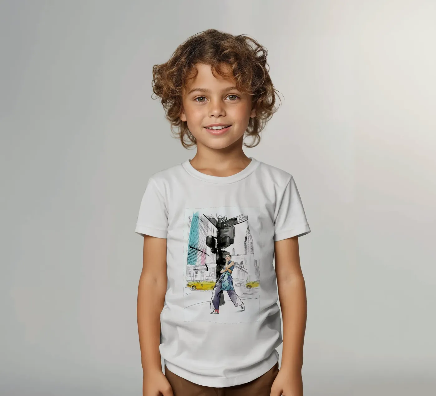 NY t-shirt bambini da Ina Stanimirova