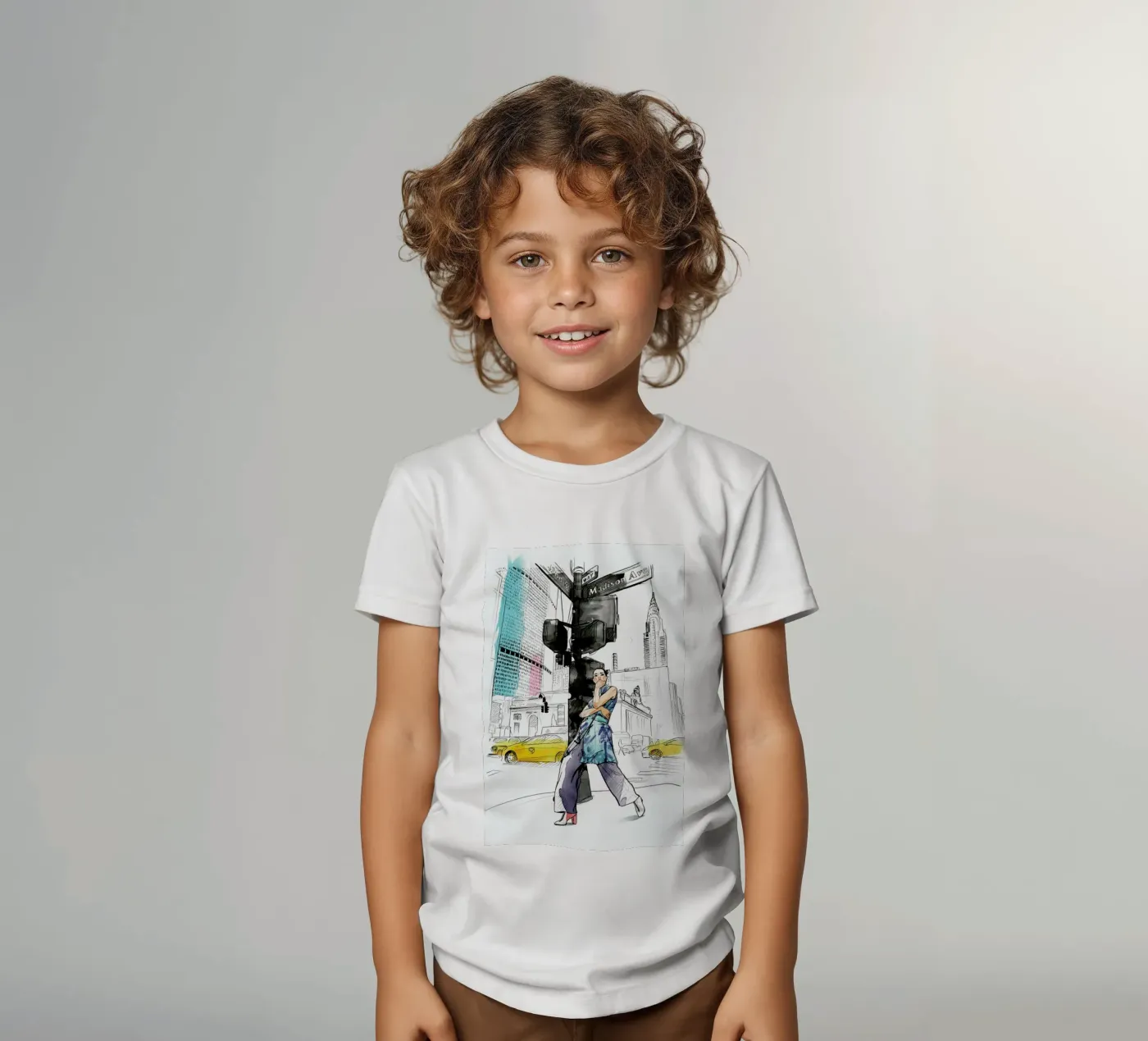 NY t-shirt bambini da Ina Stanimirova