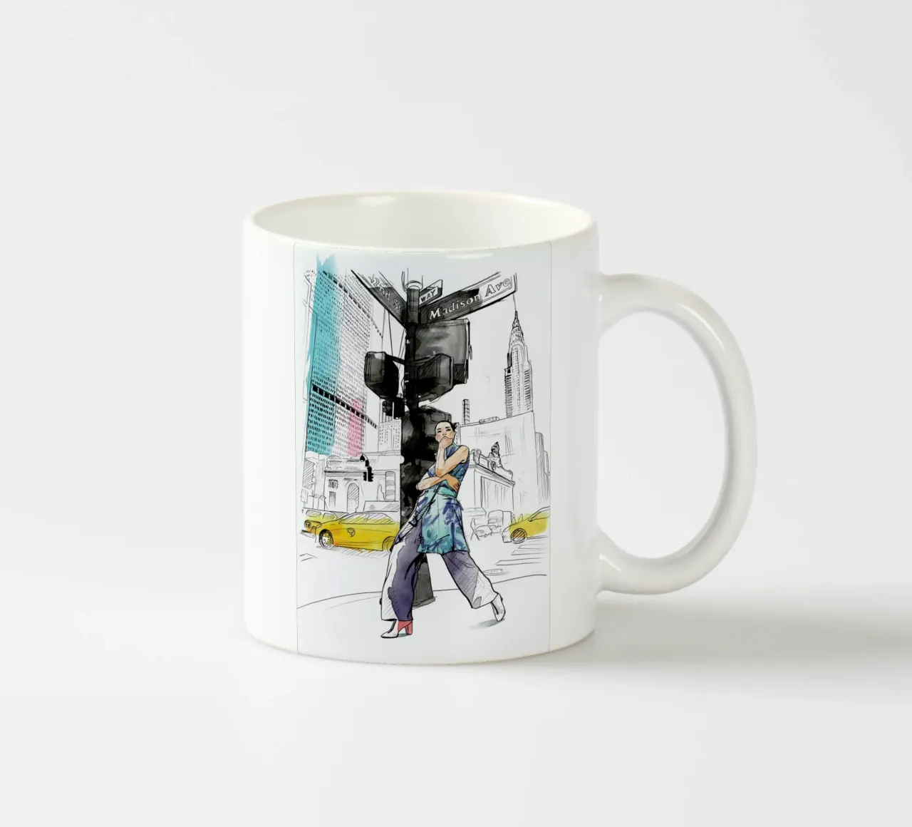 NY tazza in ceramica da Ina Stanimirova