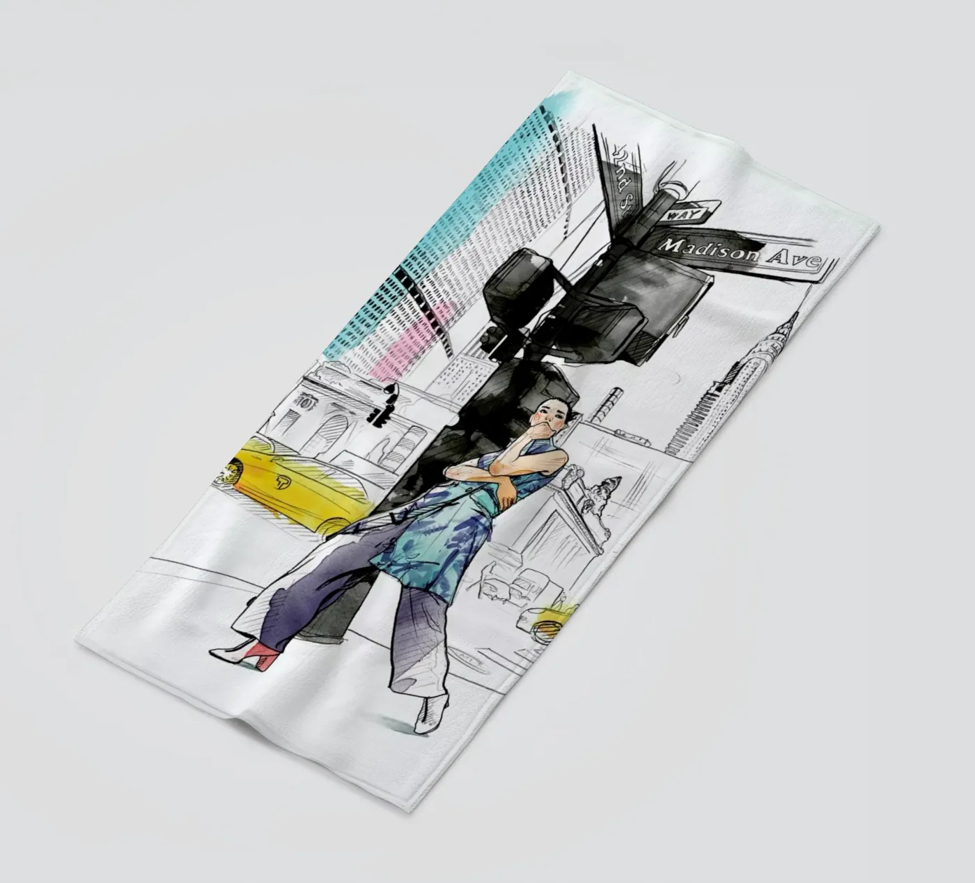 NY strandhanddoek van Ina Stanimirova