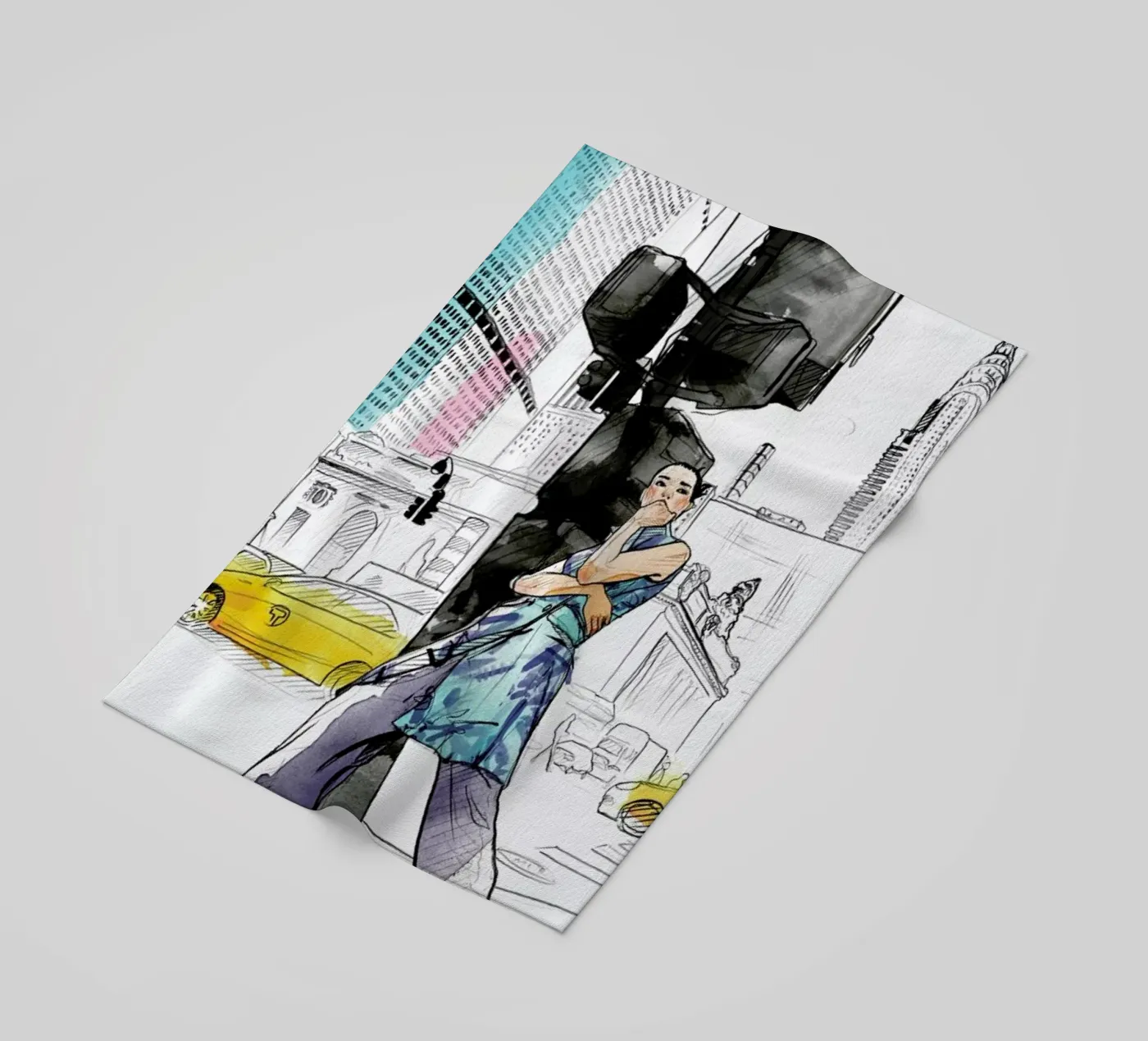 NY strandhanddoek van Ina Stanimirova