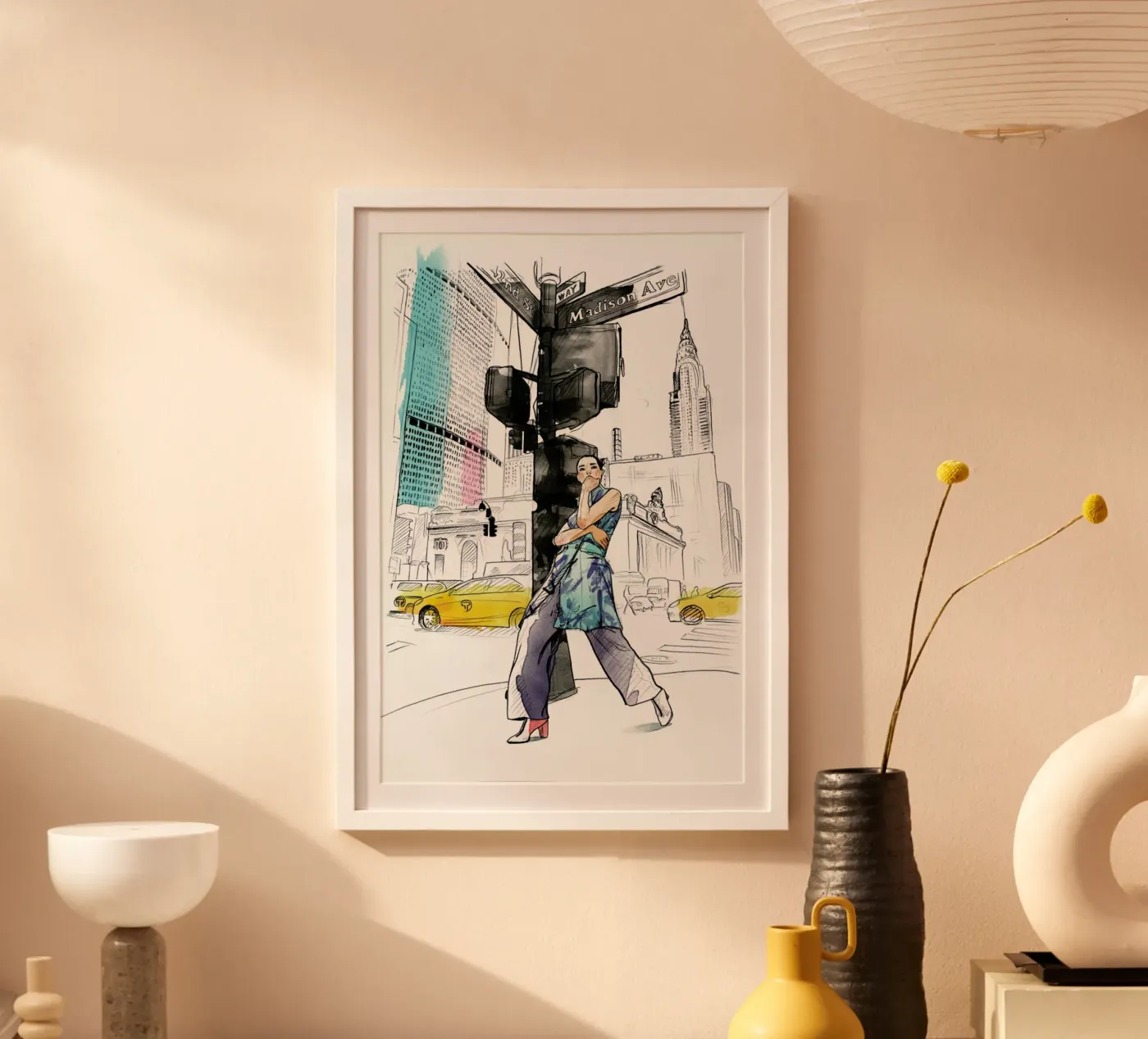 NY Poster von Ina Stanimirova