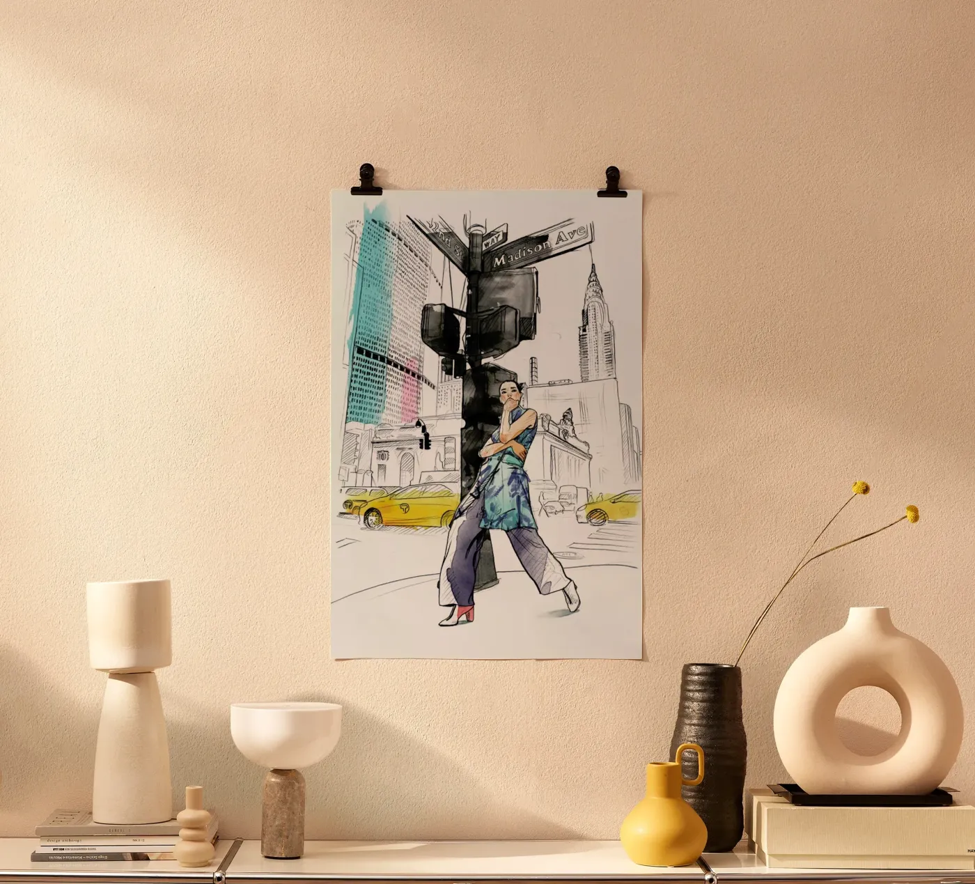 NY poster van Ina Stanimirova