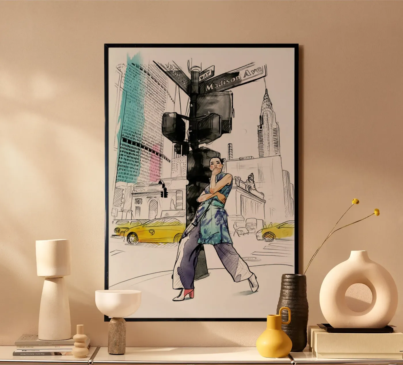 NY Poster von Ina Stanimirova