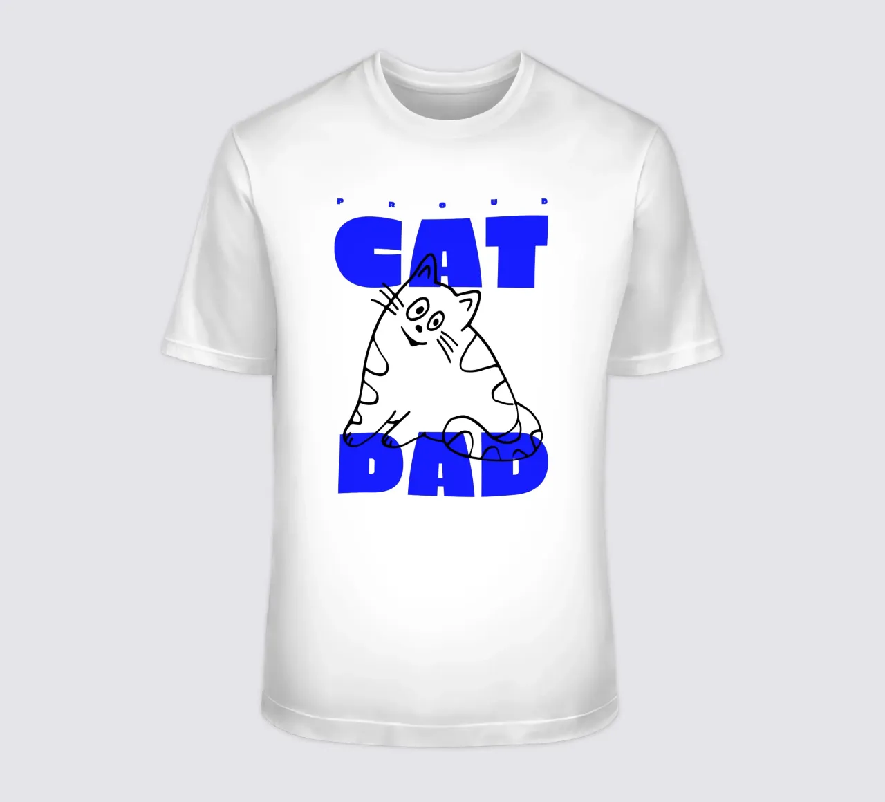 Trotse kattenvader II t-shirt van Bureau Purpur