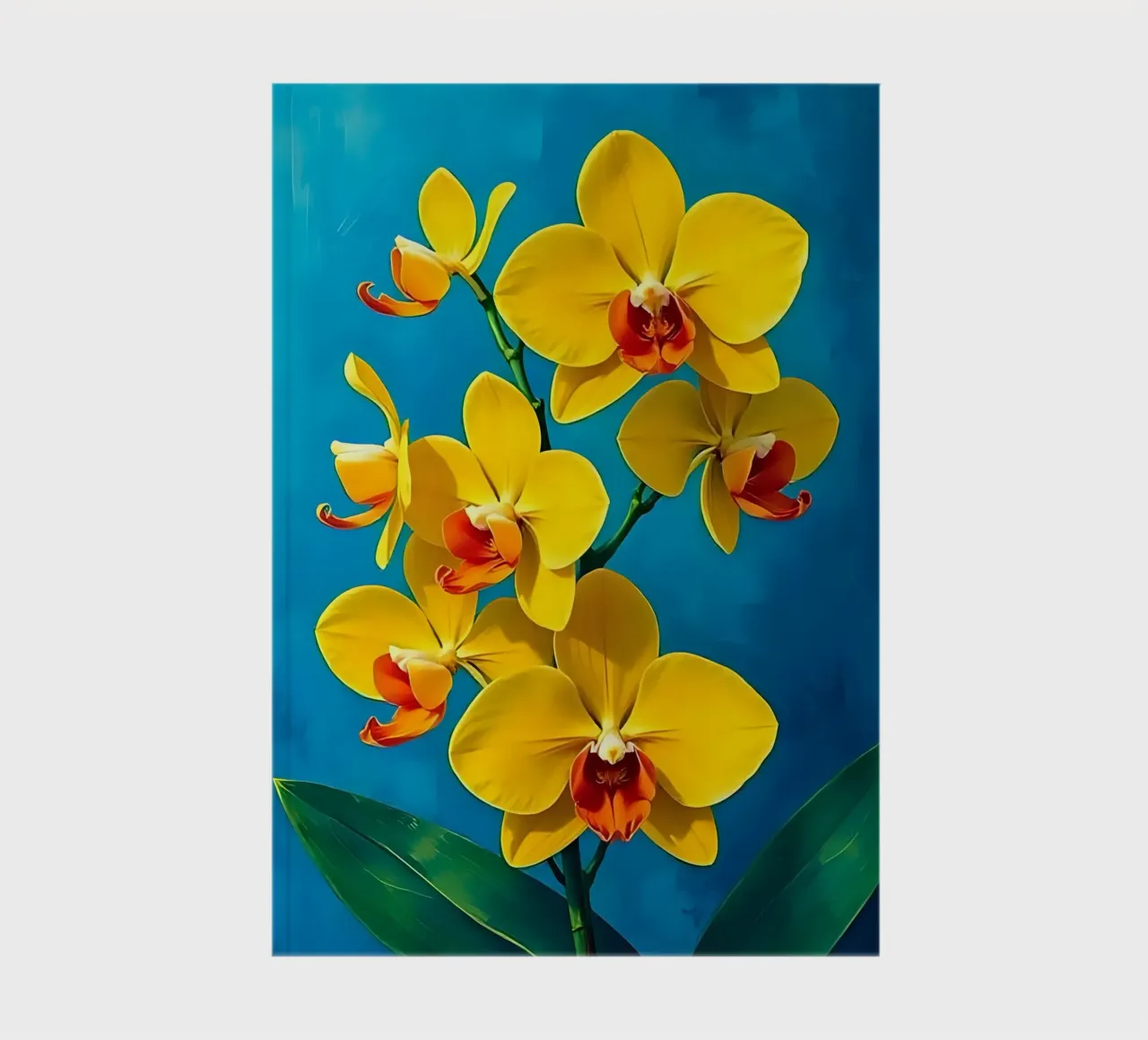 Orchid_Style_D_3 notebook by Farb- und Blütenzauber by LK