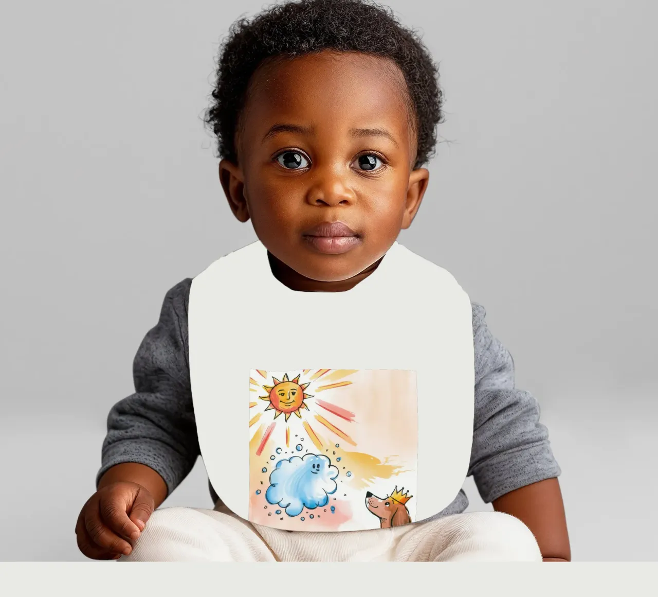 Re delle nuvole illuminate dal sole bavaglino da Timeless Huse