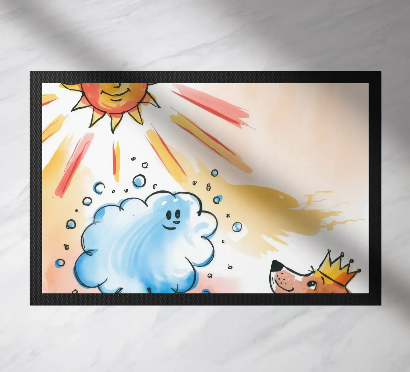 Sunlit Cloud King Fußmatte von Timeless Huse