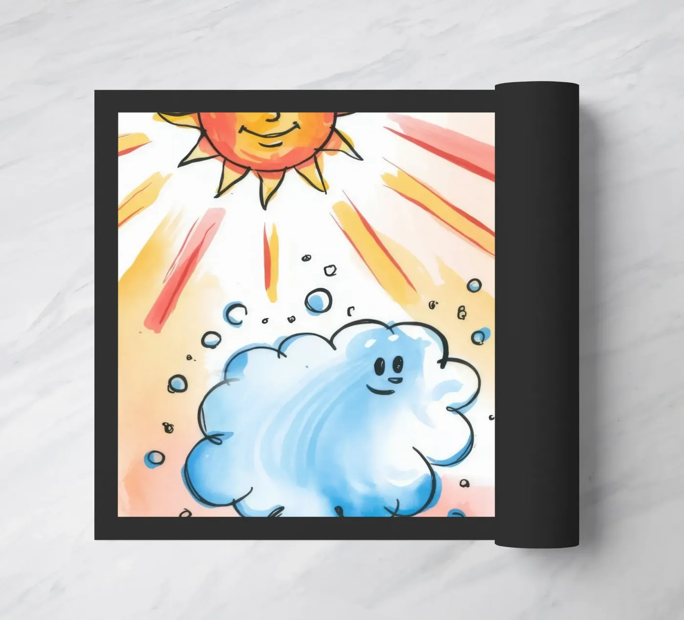 Sunlit Cloud King Fußmatte von Timeless Huse