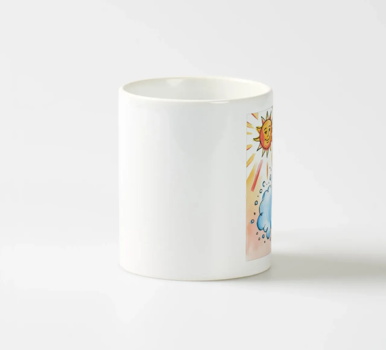 Re delle nuvole illuminate dal sole tazza in ceramica da Timeless Huse