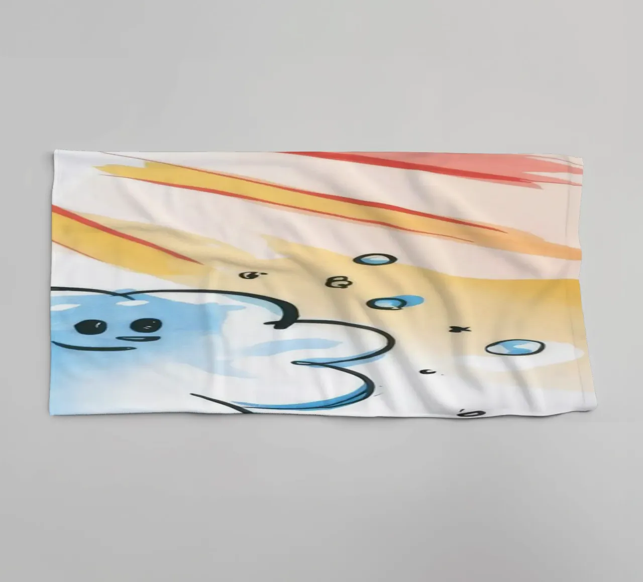 Re delle nuvole illuminate dal sole asciugamano da bagno da Timeless Huse