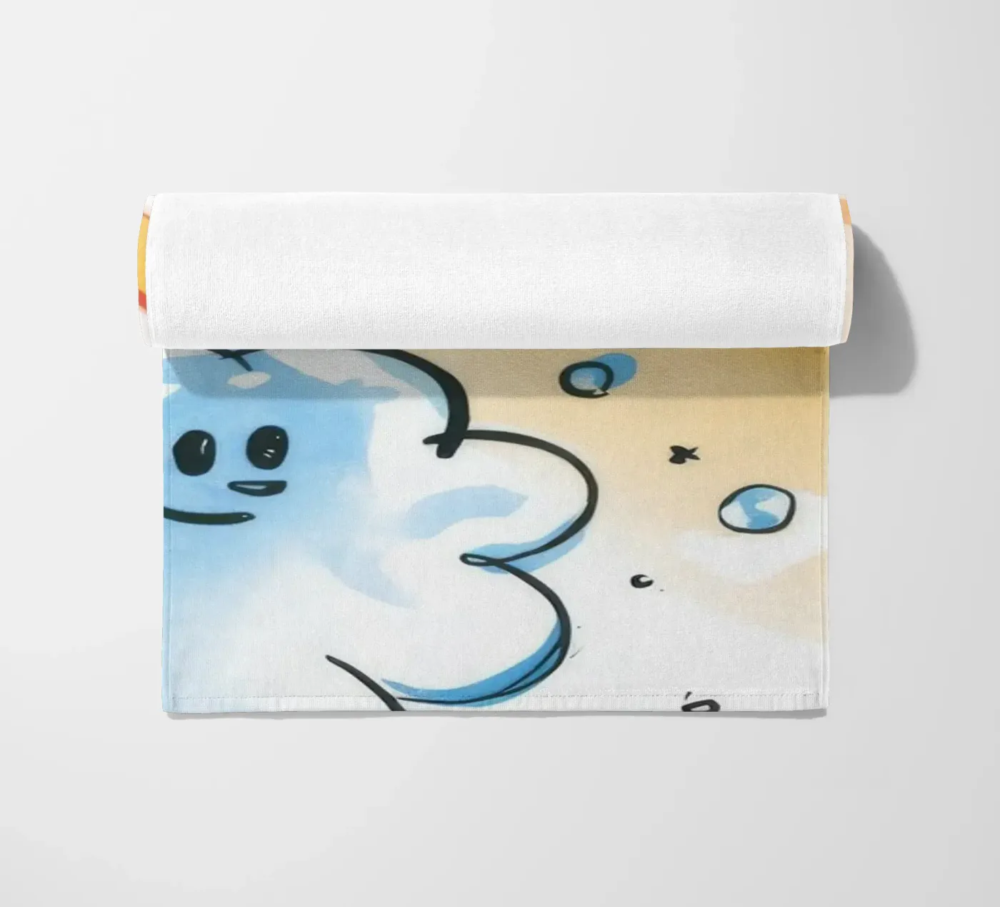 Sonnenwolkenkönig Strandtuch von Timeless Huse