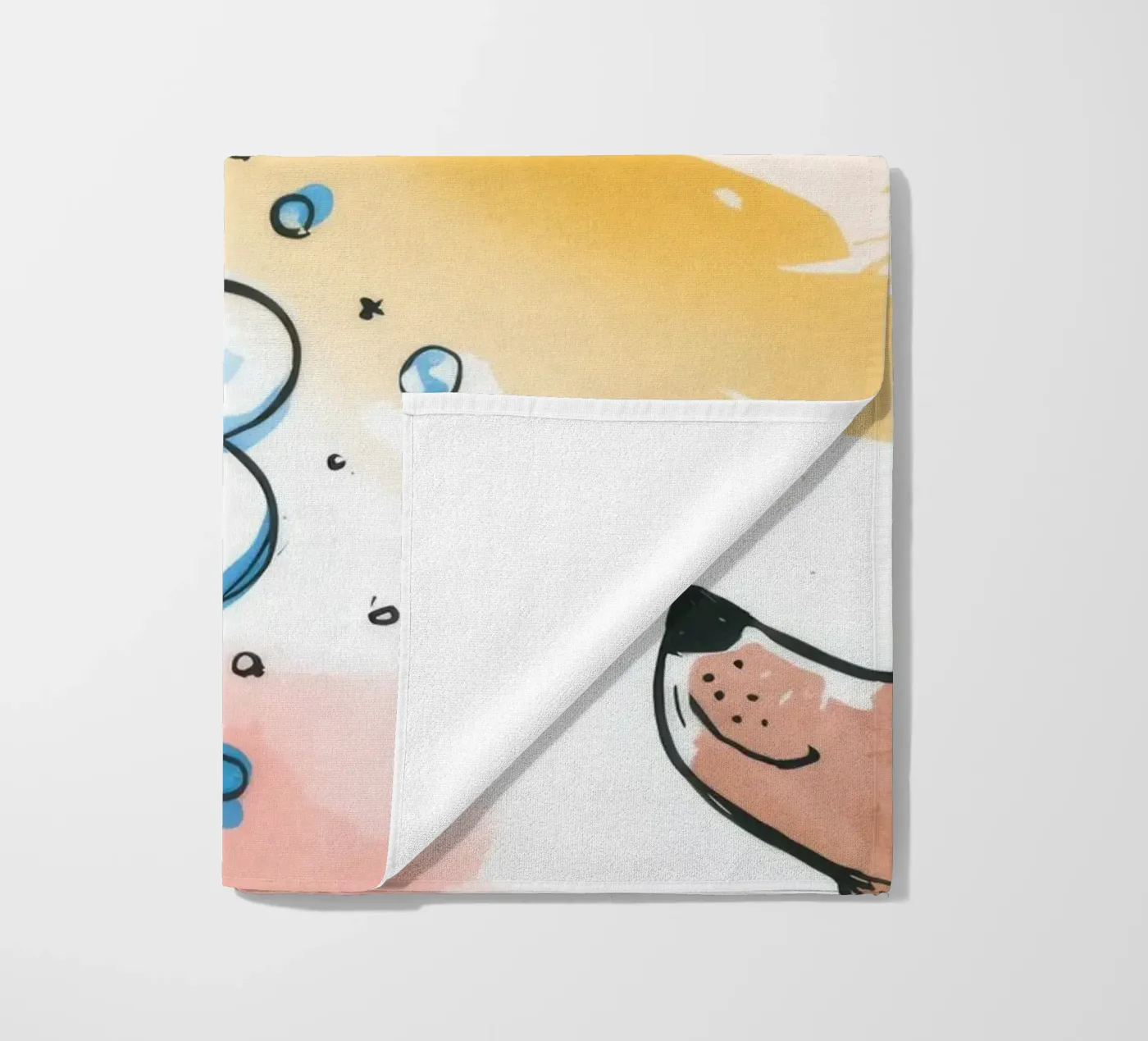 Sonnenwolkenkönig Strandtuch von Timeless Huse