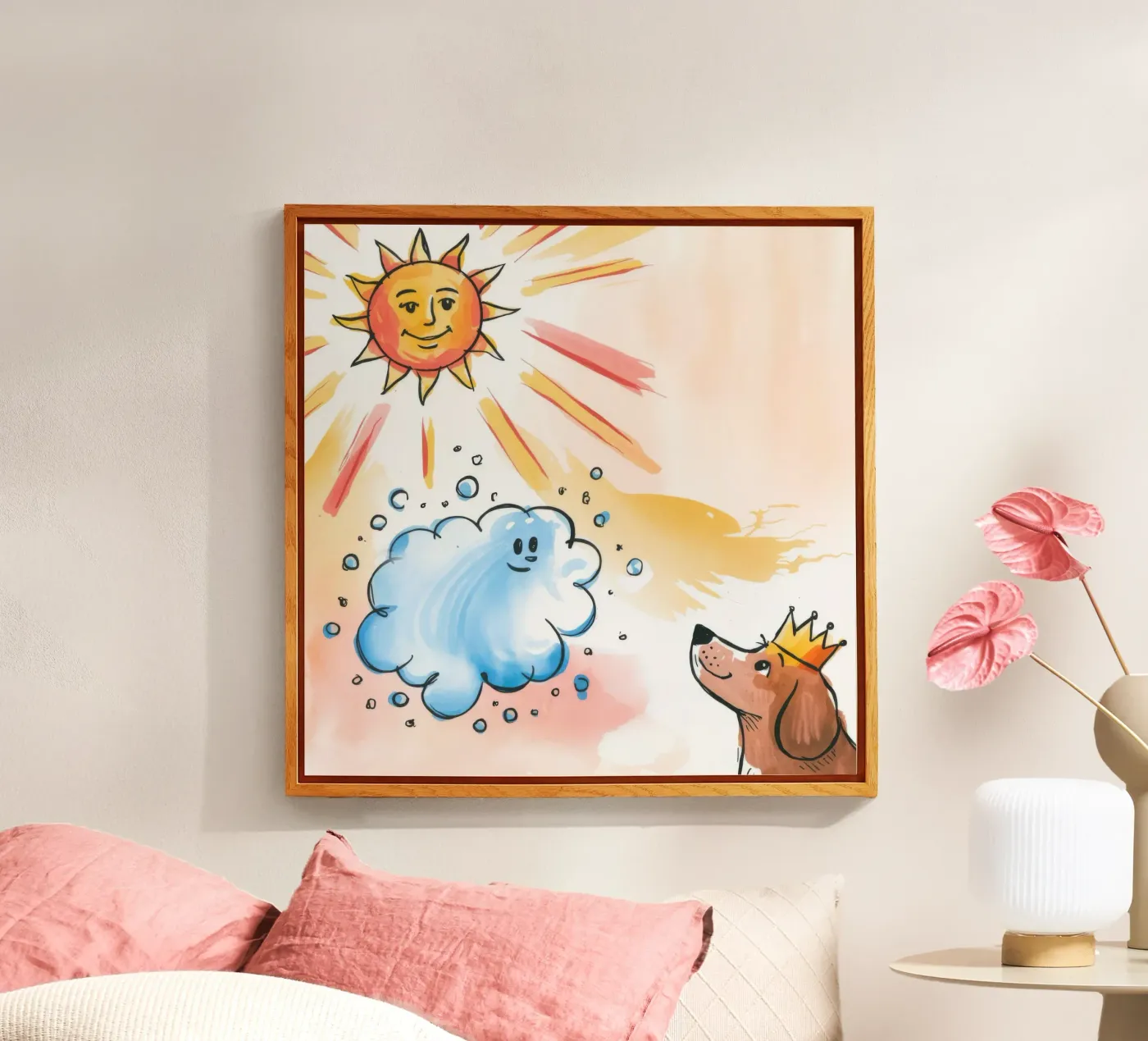 Sunlit Cloud King Acryl-Glas von Timeless Huse