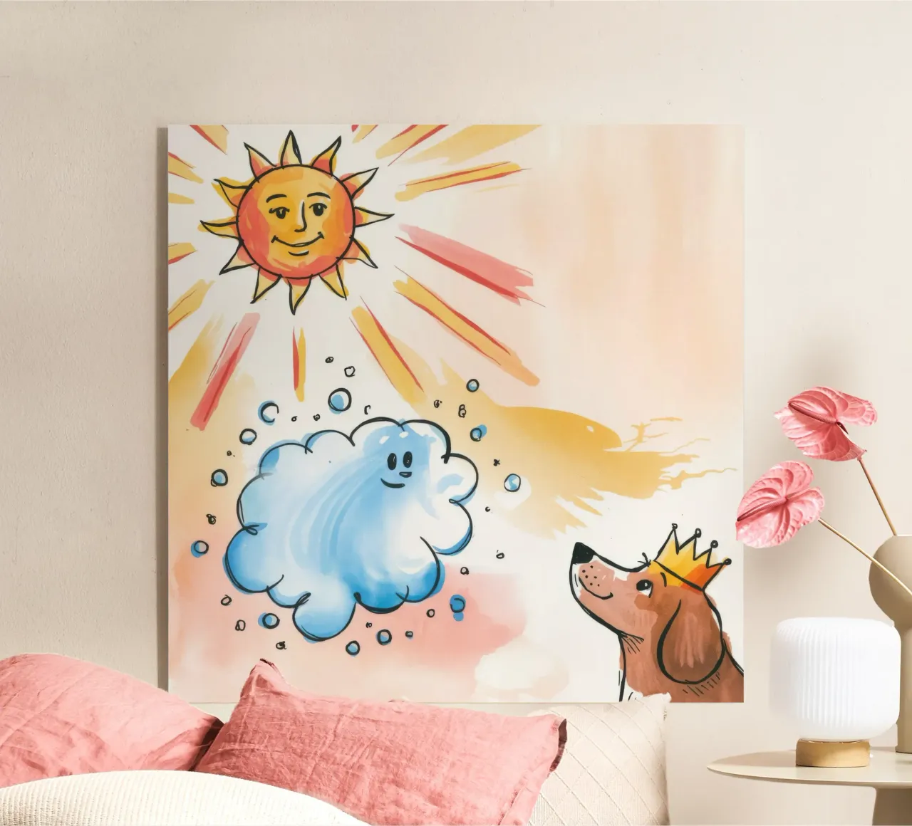 Sunlit Cloud King plexiglas de Timeless Huse