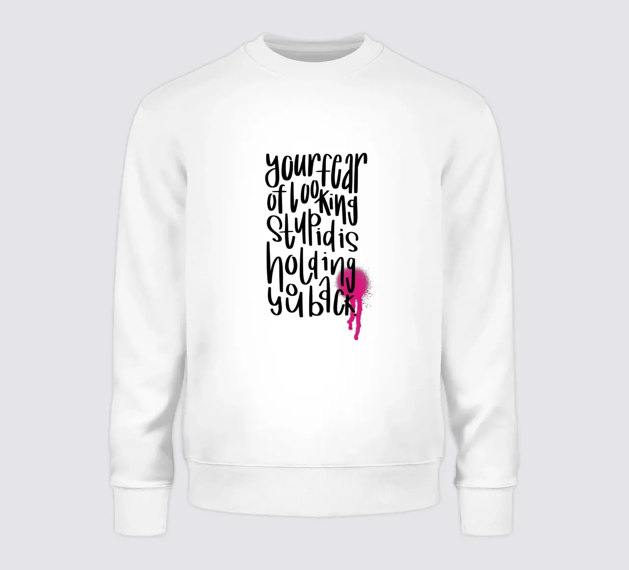 Motivations Sprüche Poster Statement Print mit Handlettering felpa da LIMITED EDITION LETTERS