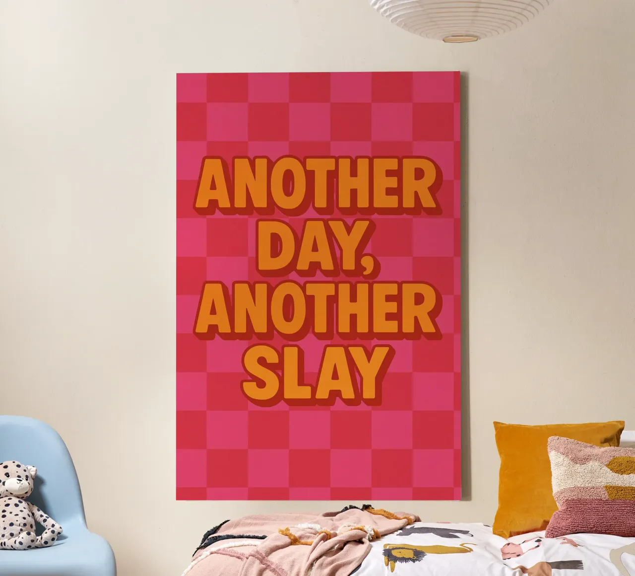 Another Day Another Slay tela con Cornice a cassetta da Wall of Whispers