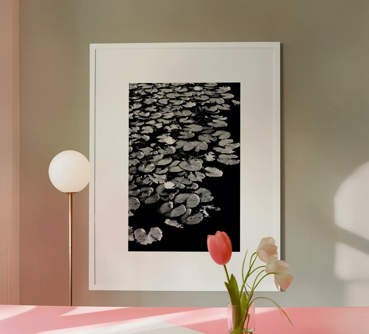 Dark Water Lily poster by Babett Schultze