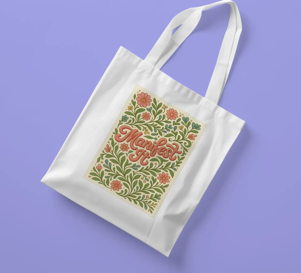 Manifest it! borsa in juta da Wall of Whispers