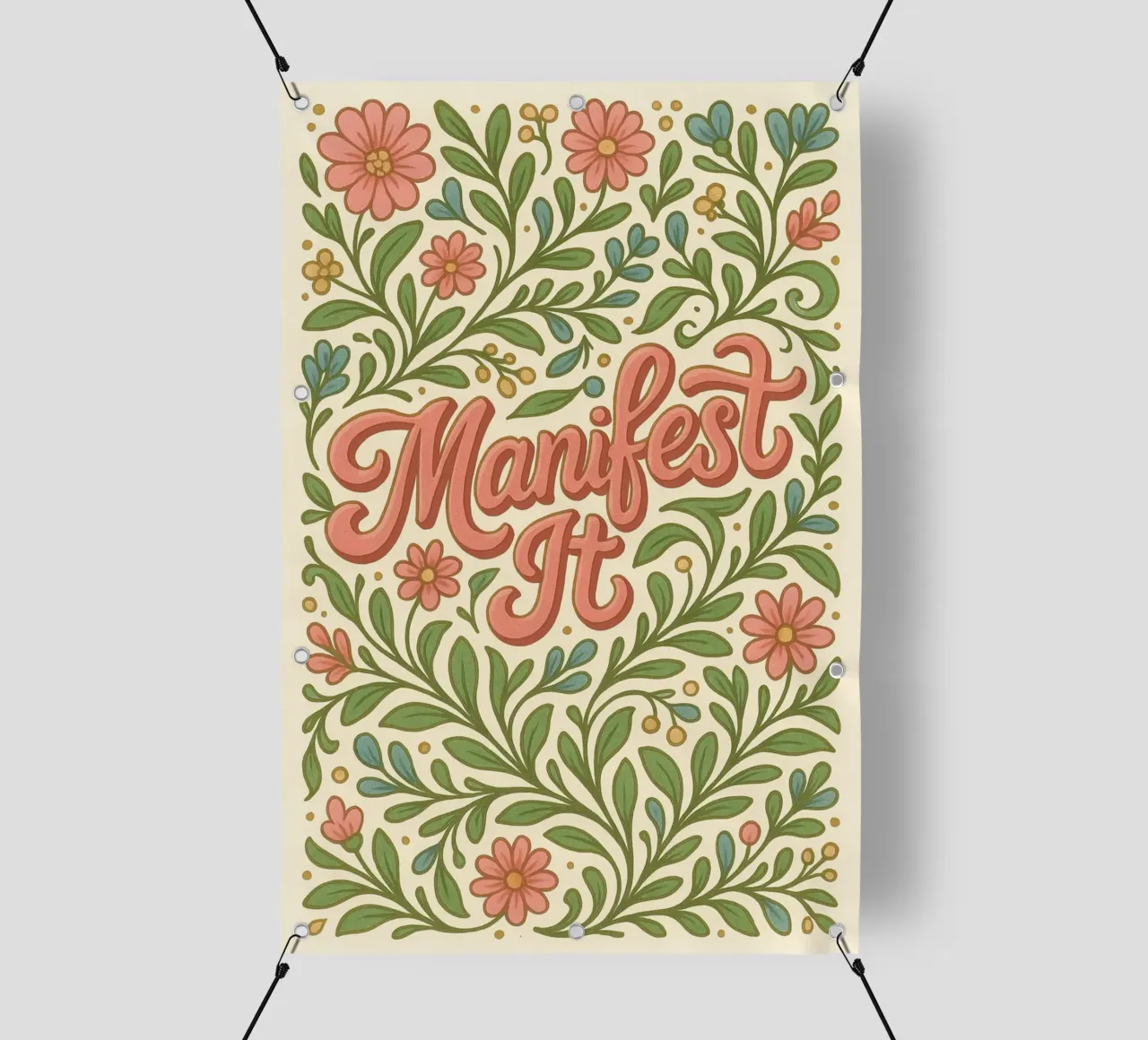 Manifest it! telo in pvc da Wall of Whispers