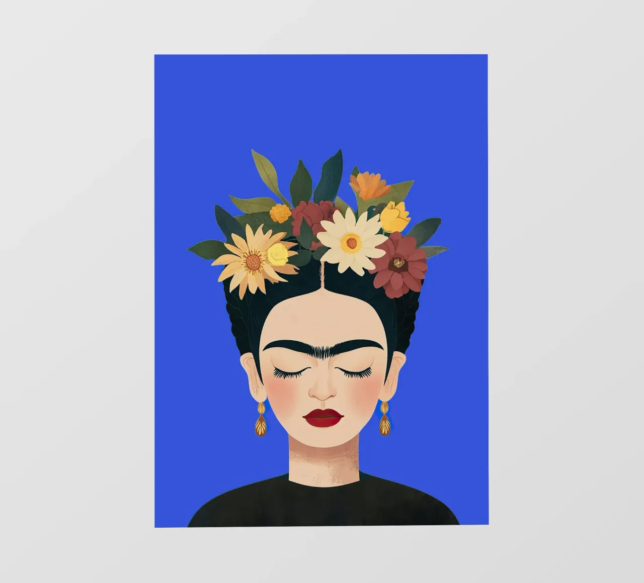 Frida Kahlo - Sii orgoglioso di te stesso pellicola backlit da Fantasias Florales