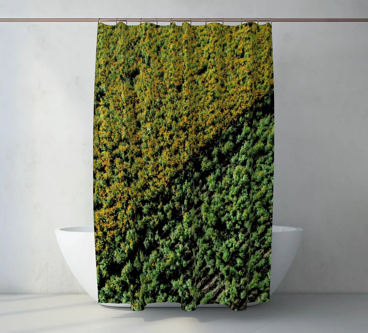 Cempasuchil shower curtain by ROBERTO H