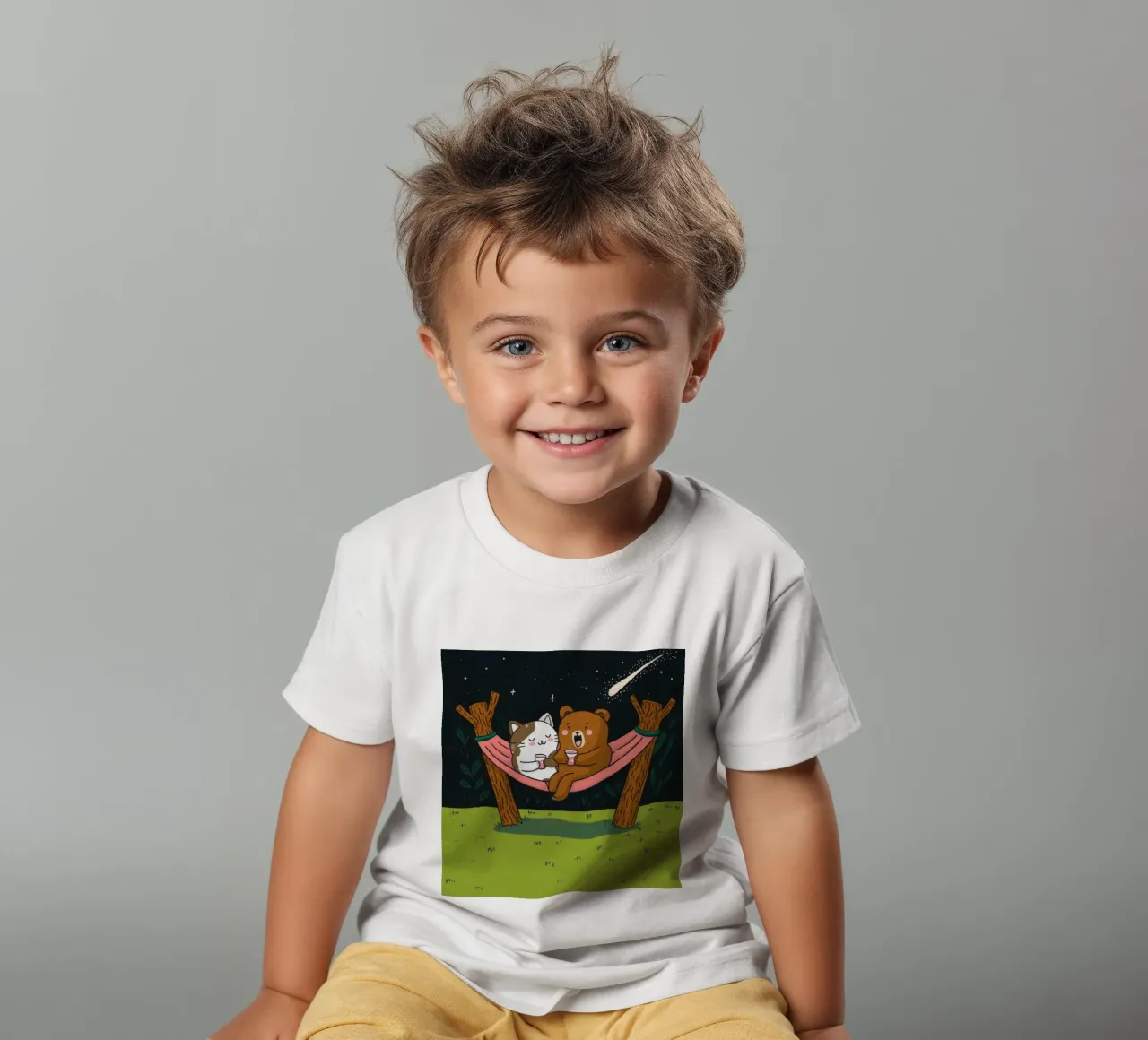 Nuit étoilée du hamac t-shirt enfant de Timeless Huse