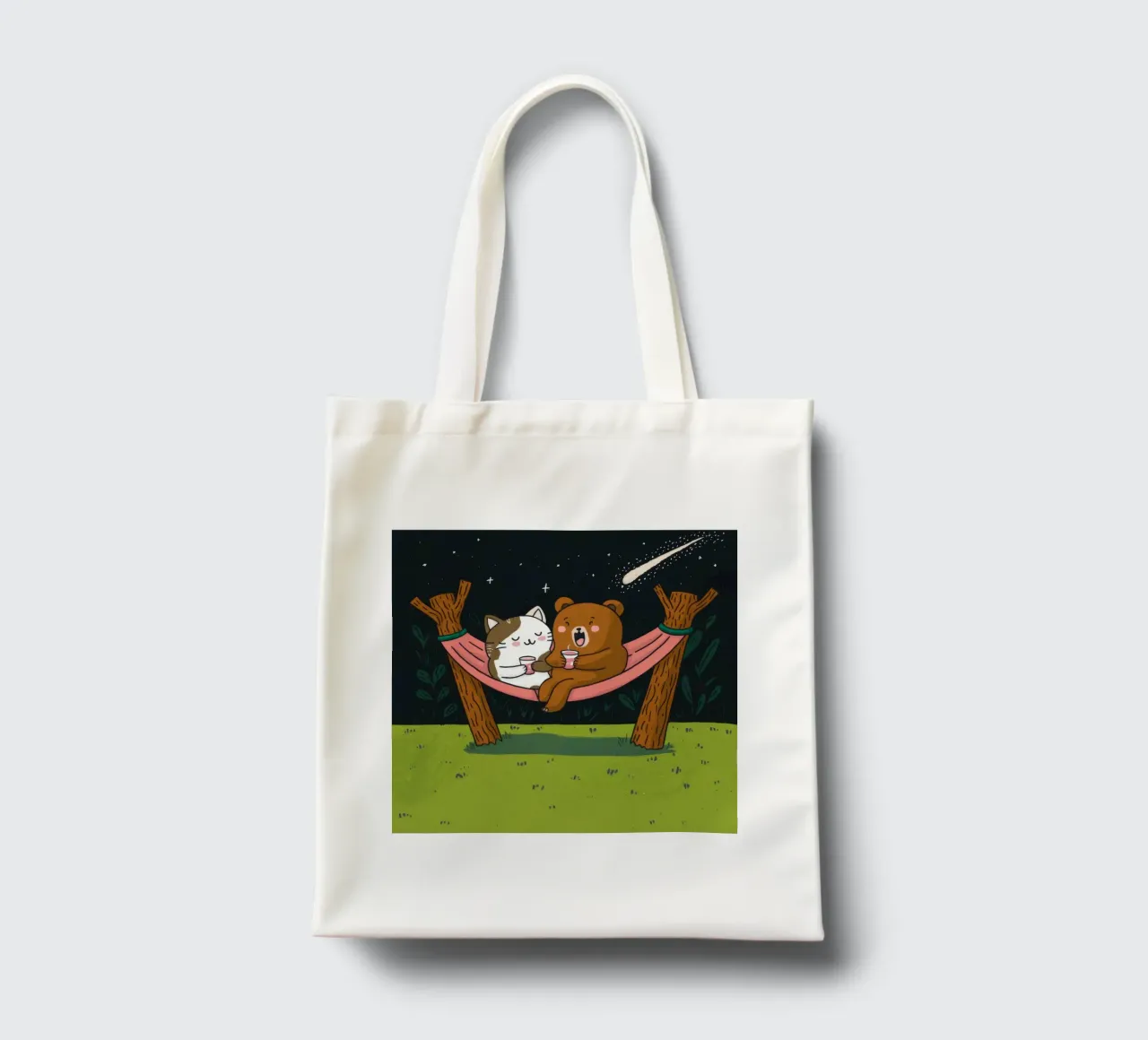 Notte stellata in amaca borsa in juta da Timeless Huse