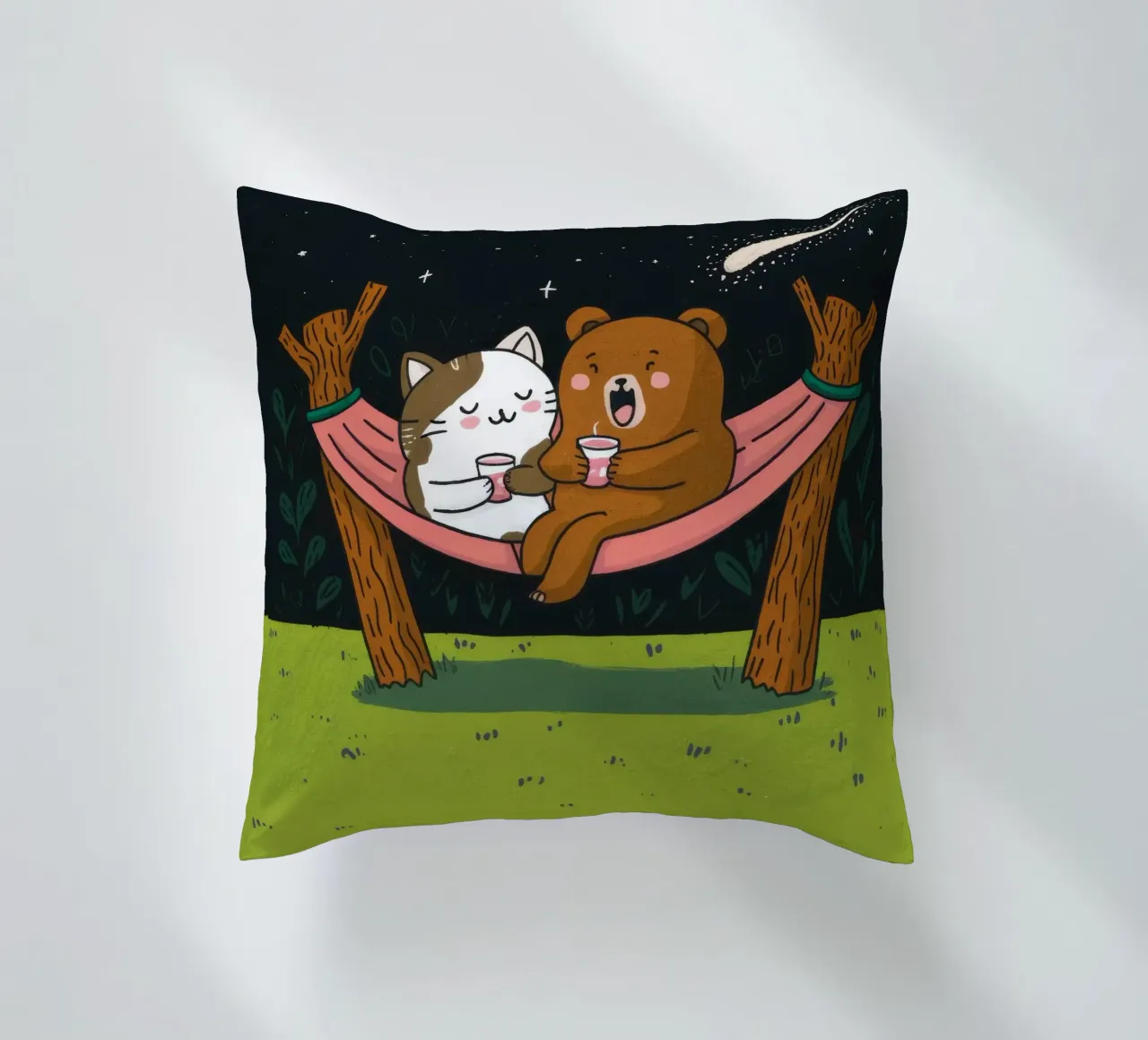 Notte stellata in amaca cuscino da Timeless Huse