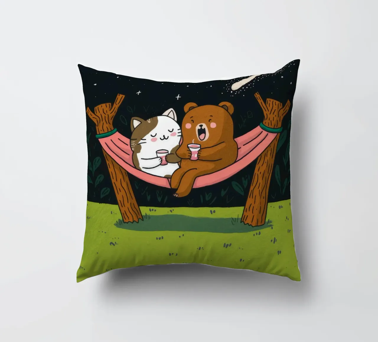 Notte stellata in amaca cuscino da Timeless Huse