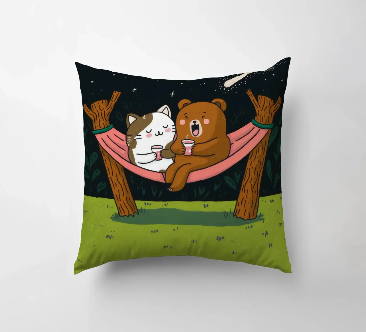 Notte stellata in amaca cuscino da Timeless Huse