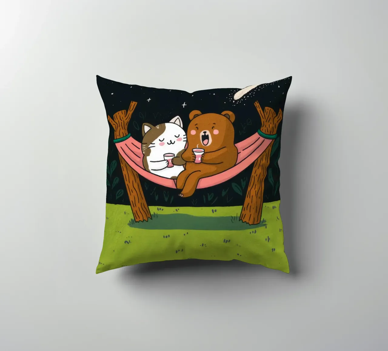 Notte stellata in amaca cuscino da Timeless Huse