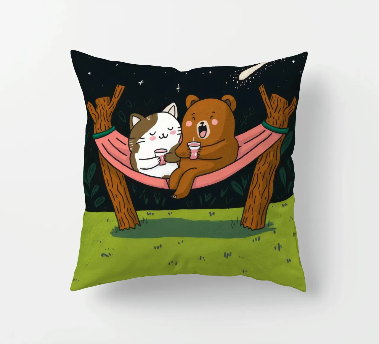Notte stellata in amaca cuscino da Timeless Huse