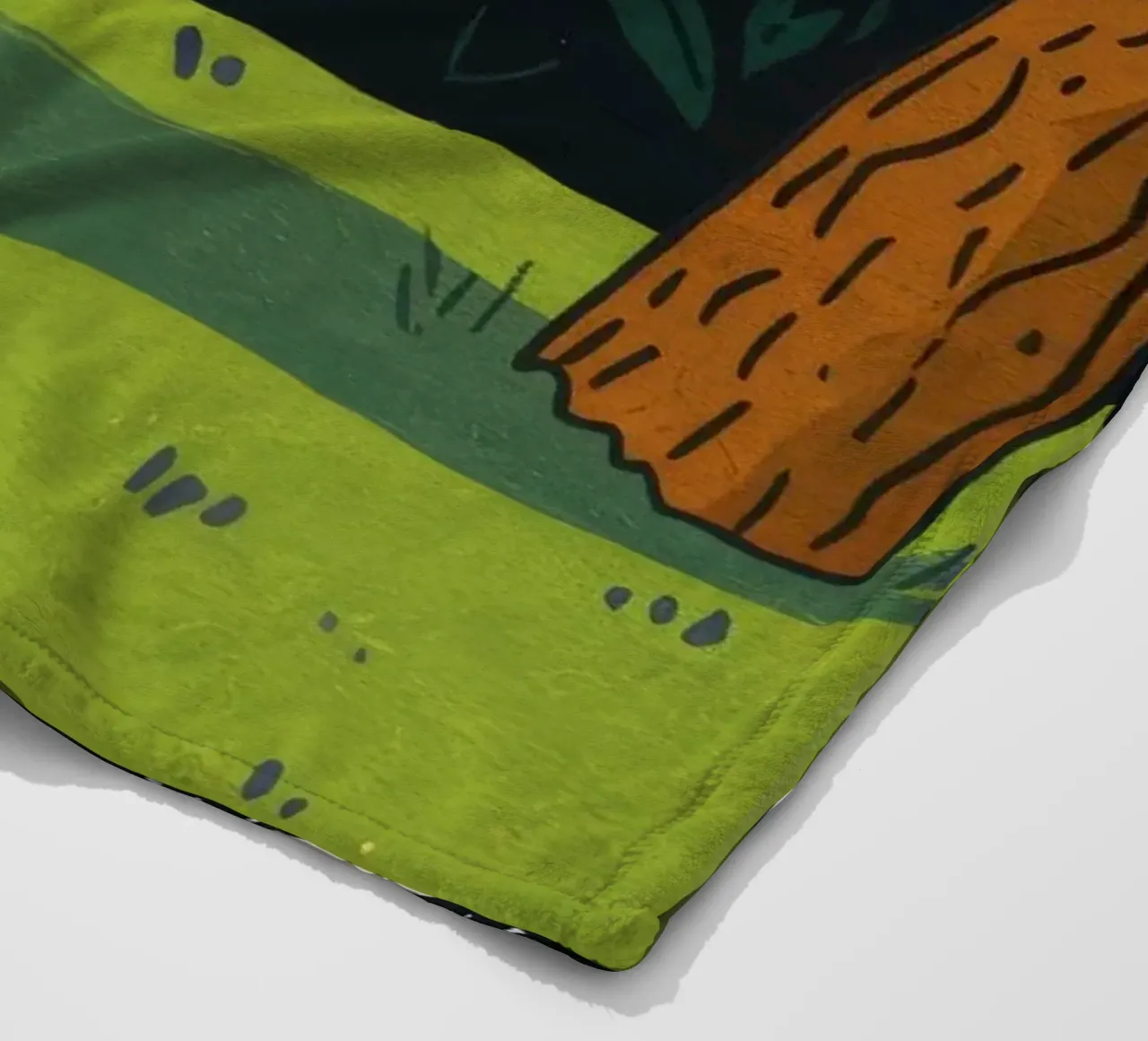 Notte stellata in amaca coperta in pile da Timeless Huse