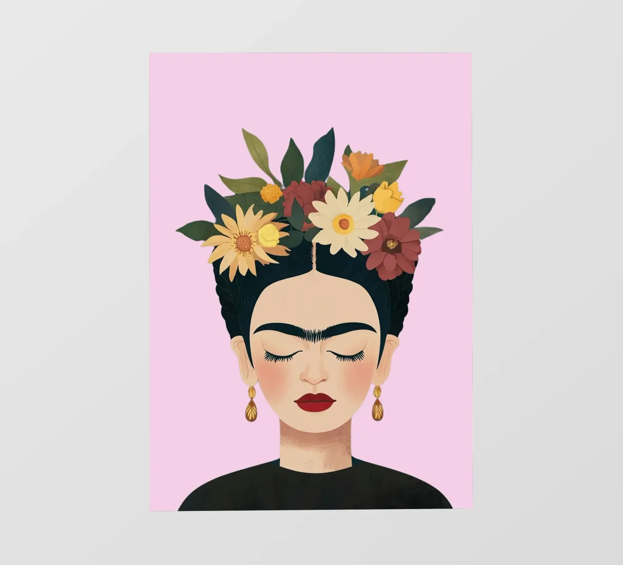 Frida Kahlo - Un futuro pieno di speranza pellicola backlit da Fantasias Florales