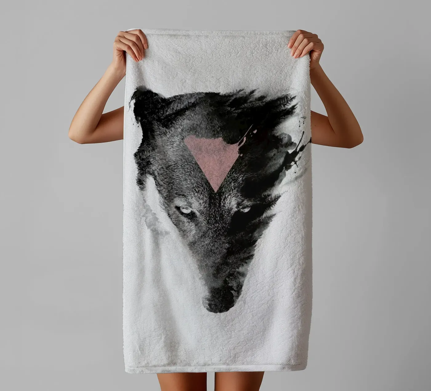 The Missing Part towel by Róbert Farkas