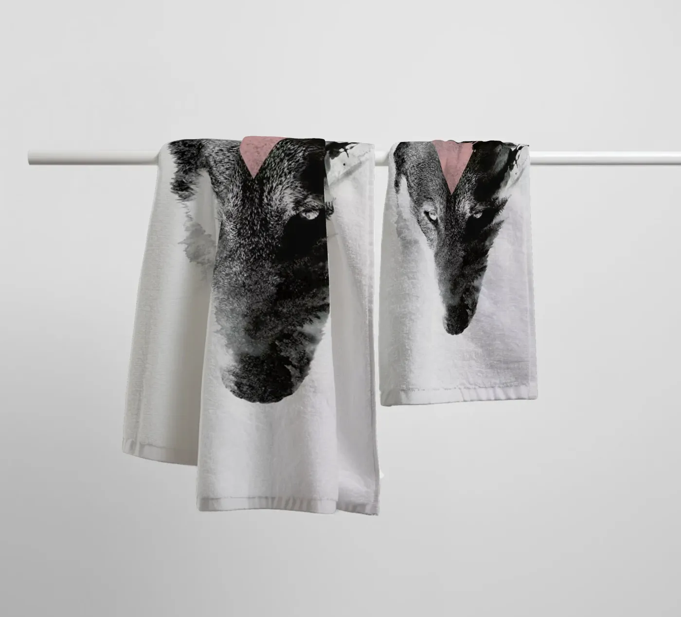 The Missing Part towel by Róbert Farkas