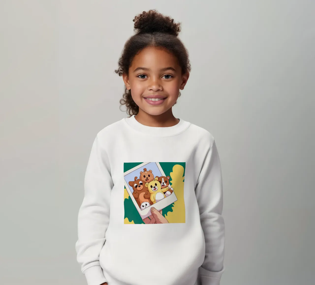 Recuerdos entrañables de Polaroid sudadera para niño de Timeless Huse