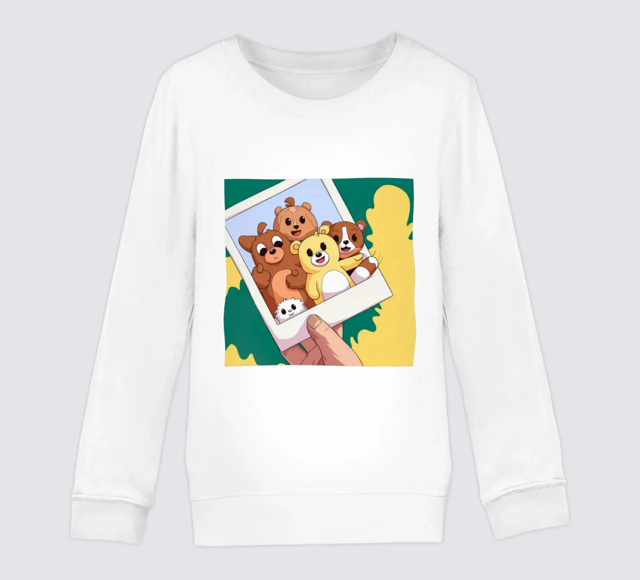 Recuerdos entrañables de Polaroid sudadera para niño de Timeless Huse