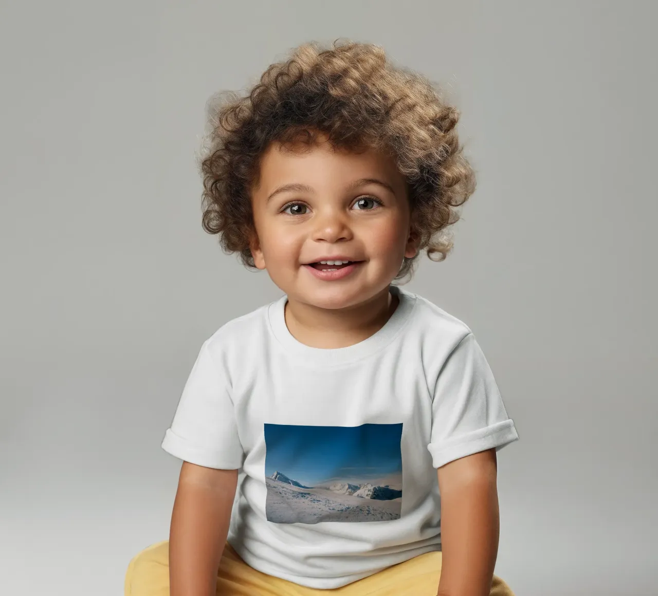 Silent Peaks – Winter Harmony in the Alps baby t-shirt by FujiSwiss