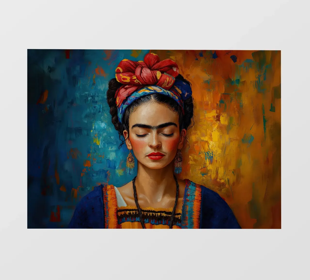 Frida Kahlo - Perseguire i propri sogni pellicola backlit da Fantasias Florales