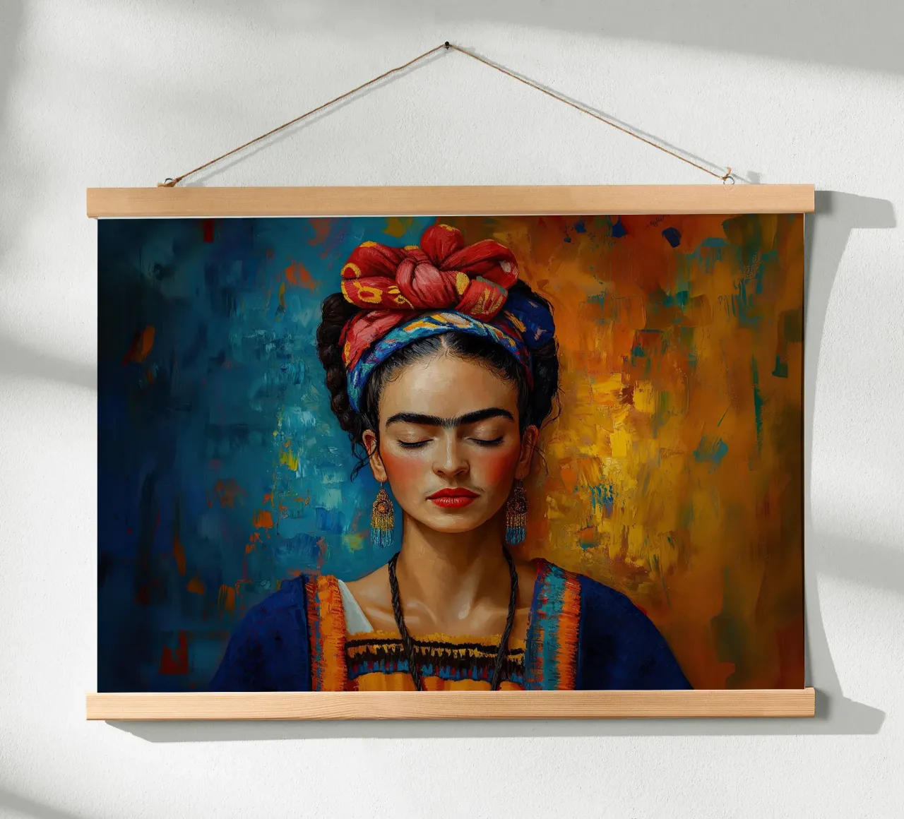 Frida Kahlo - Perseguire i propri sogni poster da Fantasias Florales