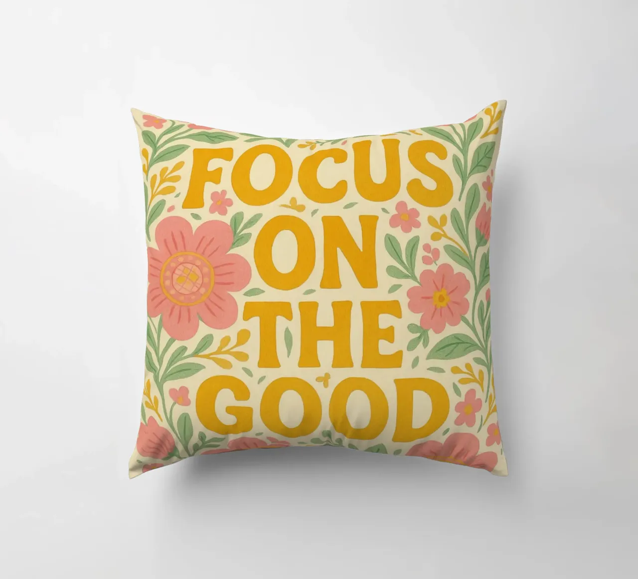 Focus on the Good cuscino da Wall of Whispers