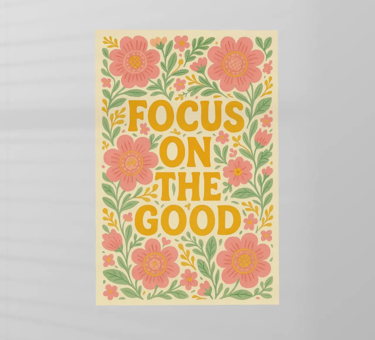 Focus on the Good pellicola backlit da Wall of Whispers