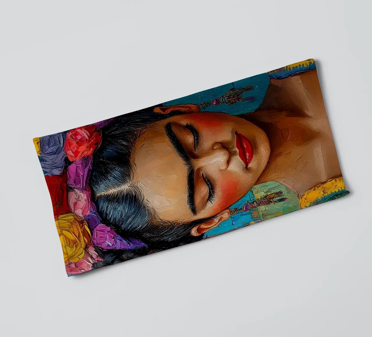 Frida Kahlo - Credere in se stessi asciugamano da bagno da Fantasias Florales
